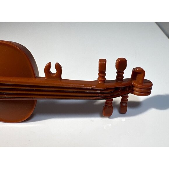 Barbie Miniature Violin Brown Plastic Doll Accessory - Picture 3 of 5